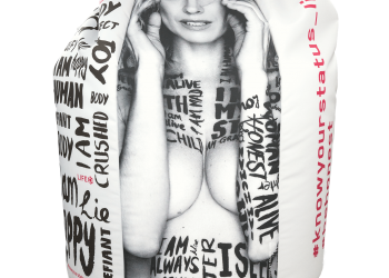 druck.at bedruckt Sitzsäcke mit Statements prominenter Testimonials der Kampagne „Know your Status“ – Erlös geht an LIFE+