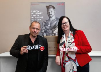 Life Ball Days bei druck.at – Kunden verdoppeln Spendenbetrag