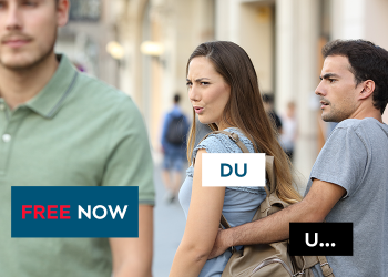 Mit der Aktion #fahrlegal schenkt FREE NOW allen Fahrgästen 50 % auf eine per App bezahlte Taxifahrt.