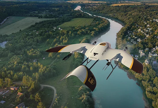 UPS Flight Forward und Wingcopter entwickeln vielseitige neue Drohnen-Flotte