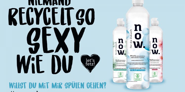 „Willst du mit mir spülen gehen?“ Mit neuer Marke für die Zukunft now. wird Spülen nachhaltig und sexy