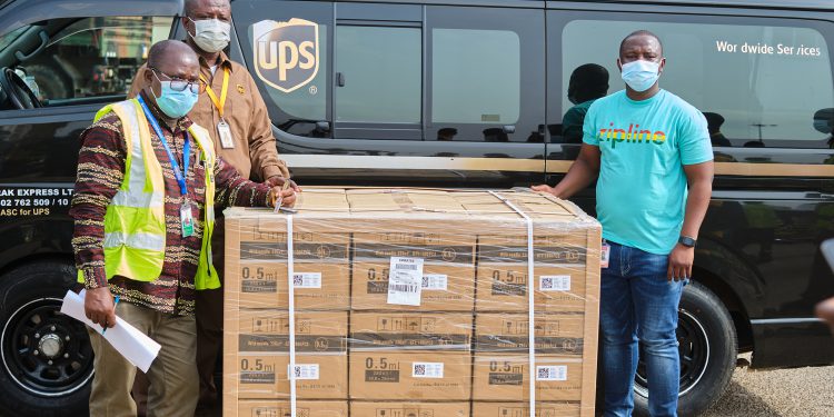 UPS Impfstoffverteilung in Ghana (c) UPS
