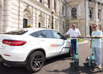 Mit nur einer App Taxi und E-Scooter bestellen! FREE NOW und TIER schnüren gemeinsames Mikromobilitäts-Angebot
