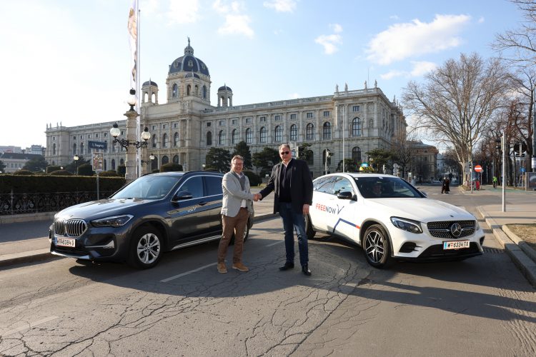 Carsharing in Wien: SHARE NOW ab sofort in der FREE NOW App buchbar